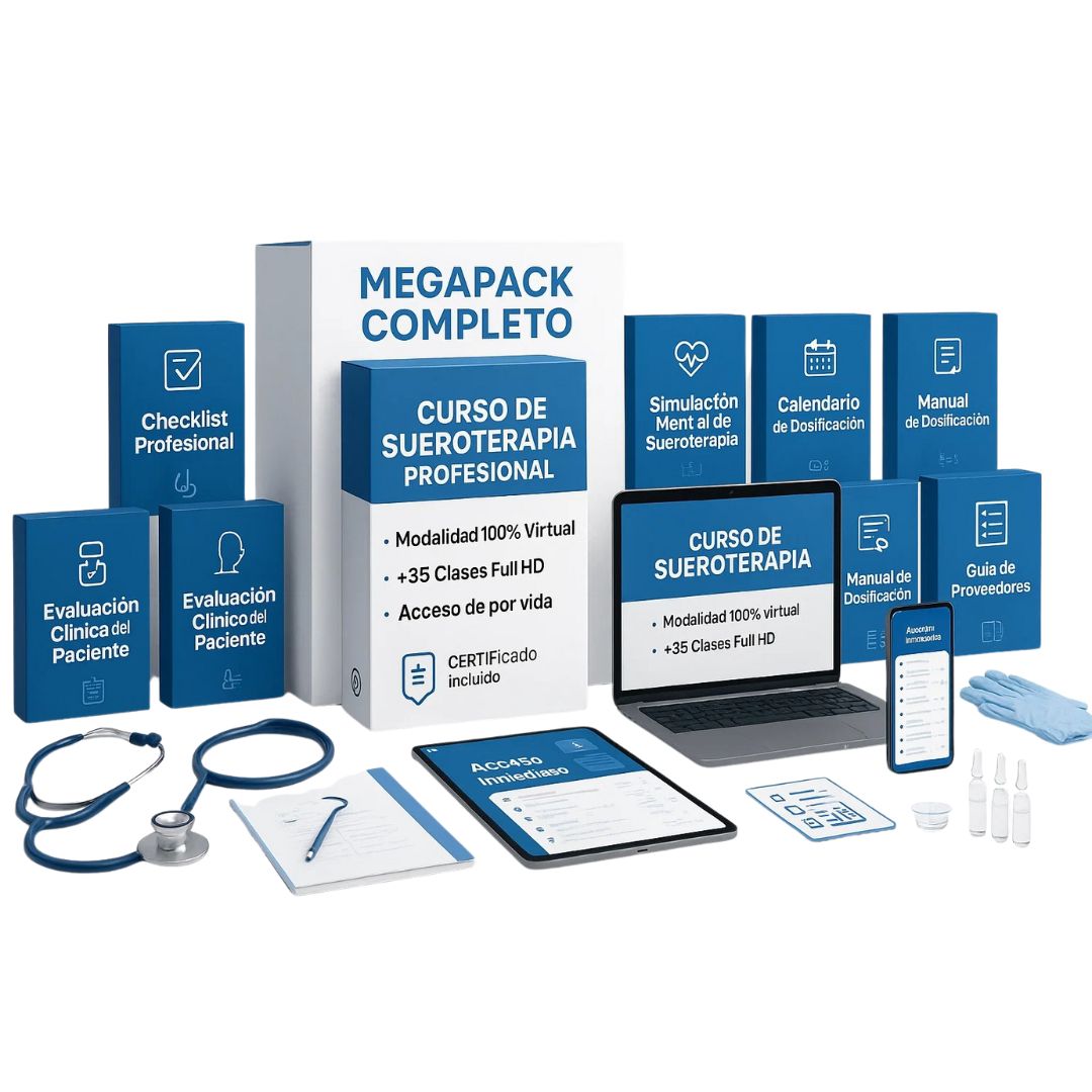 Curso de Sueroterapia + 8 bonos