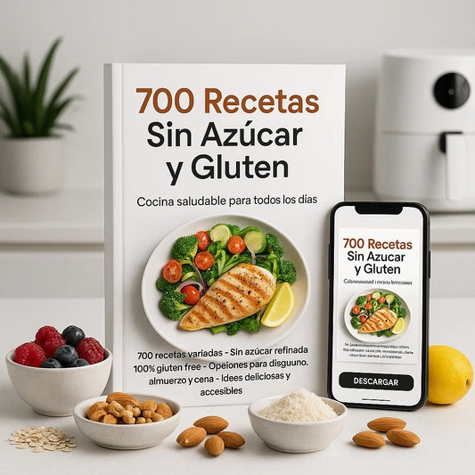 700 Recetas Sin Azúcar & Sin Gluten — Cocina Rica y Saludable Para Todos los Días