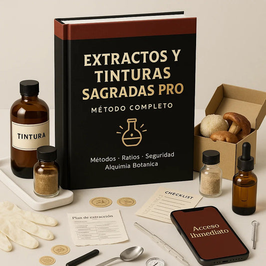 Extractos Fungi Medicinales PRO — Aprende a Crear Potencia Líquida en Casa